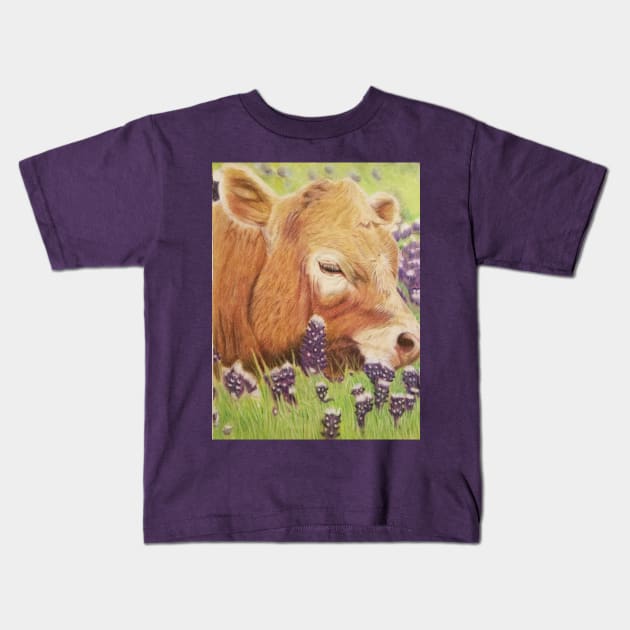 Cow Kids T-Shirt by teenamarie23art